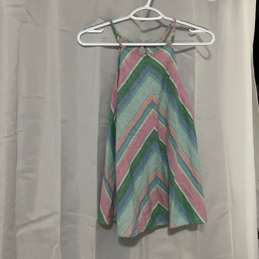 Honey Belle Striped Linen Vest size M. Unworn.